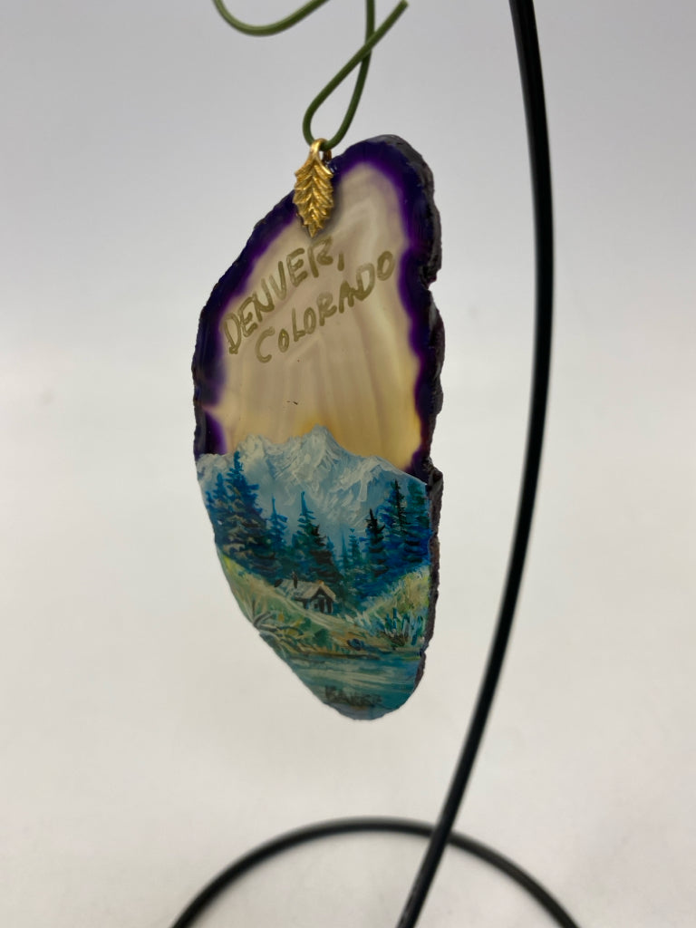 Clear Blue Ornaments