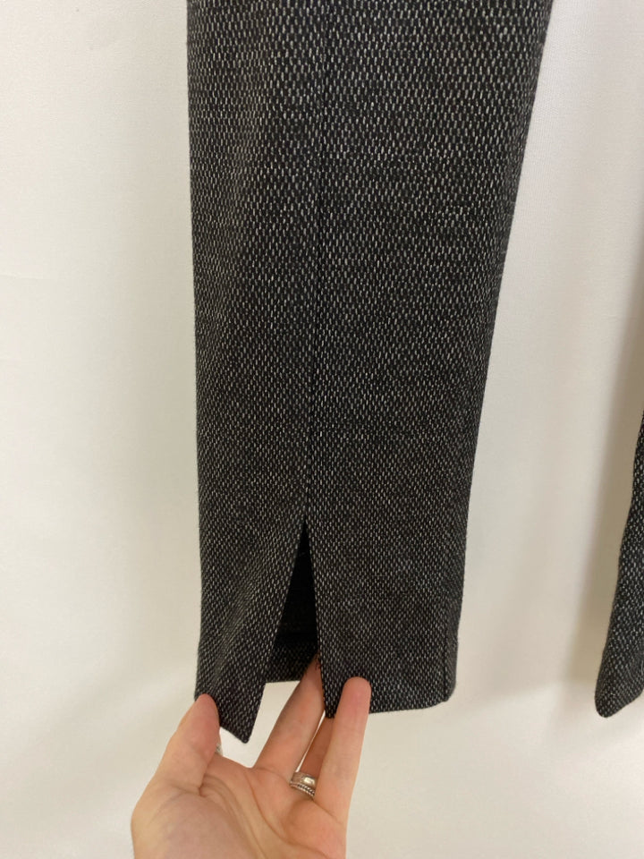 Crosby Size L Black Gray Pull-on Ladies Pants
