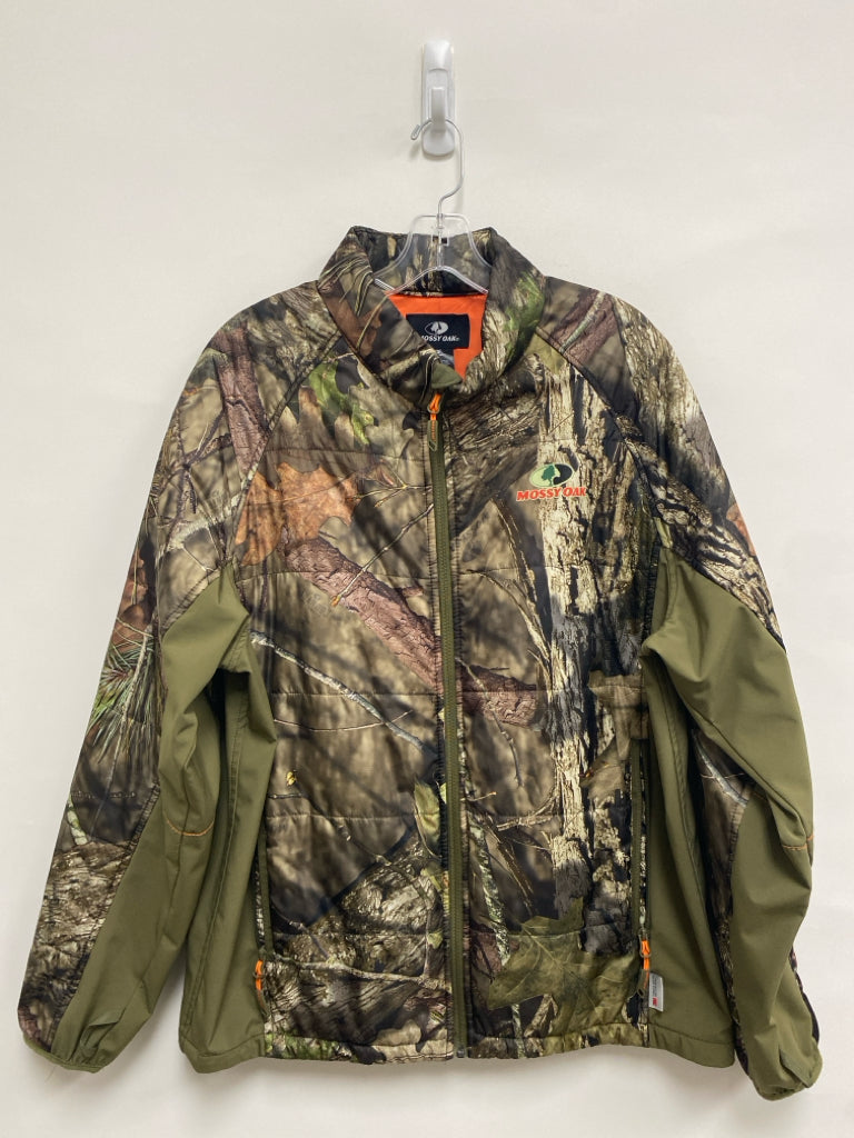 Mossy Oak Size L Green Tan/Brown Camouflage Men&