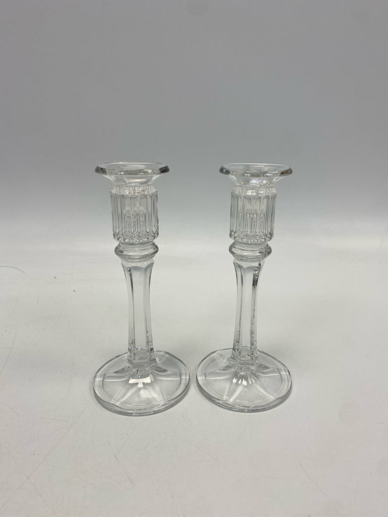 Clear Crystal Candleholder(s)