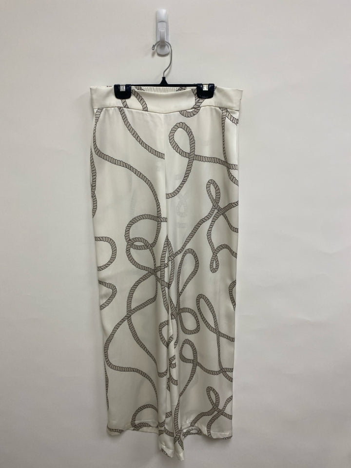 Joie Size S White Gray/Black Ropes Ladies Pants