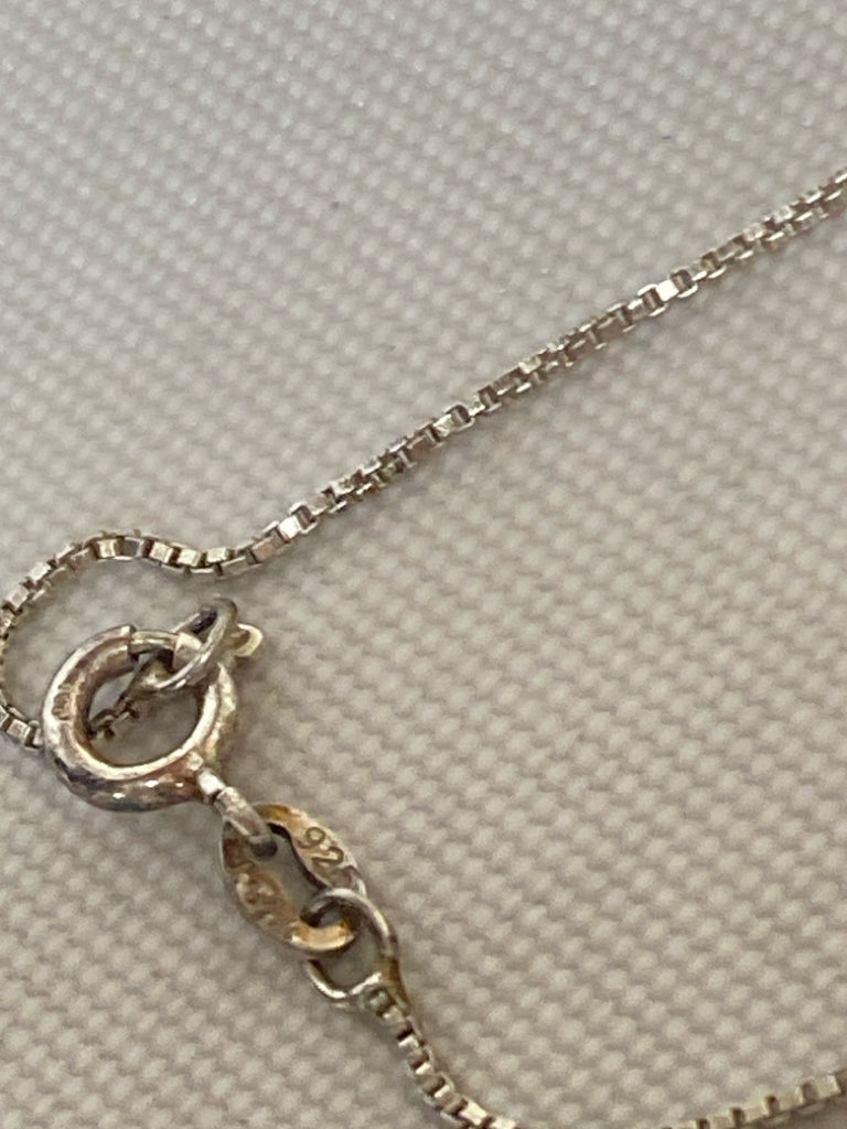 Silver Clear Circles Necklace