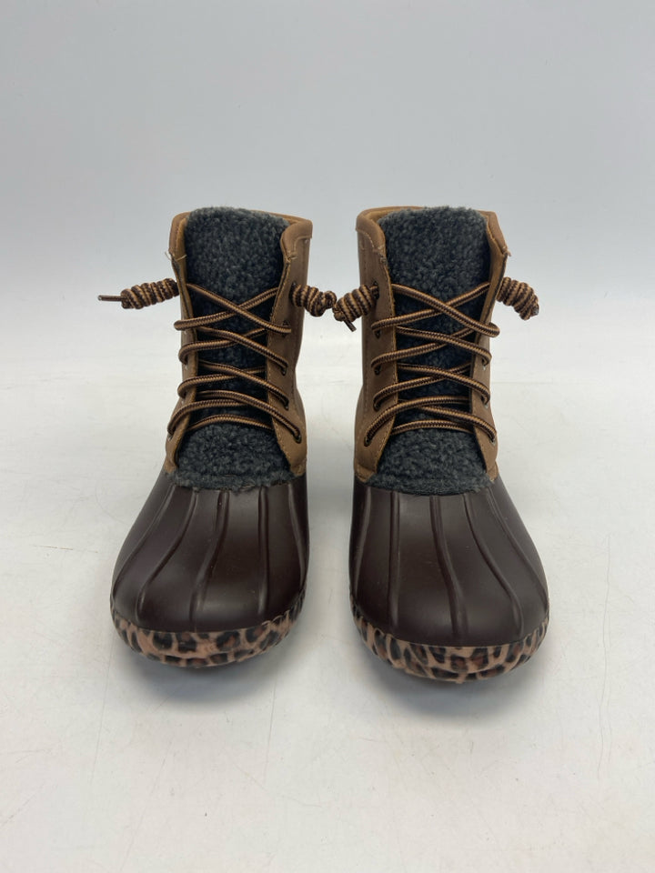 Marley Lilly US Size 7 Brown Lace-up Boots