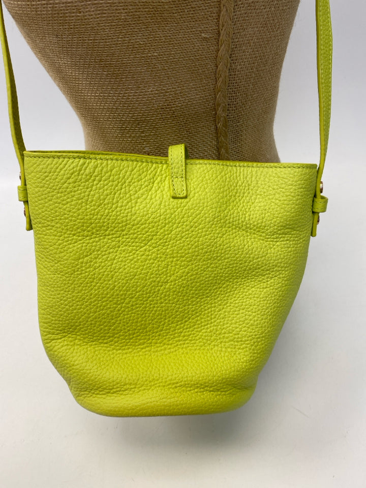 Boden Lime Green Tassel(es) Leather Crossbody
