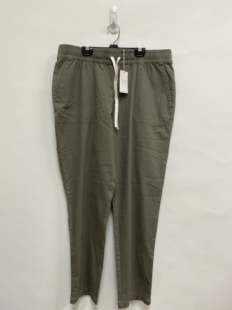 NWT free fly Size XL Dark Taupe Pull-on Ladies Pants