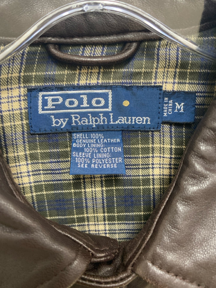 Ralph Lauren Size M Dark Brown Leather Men&