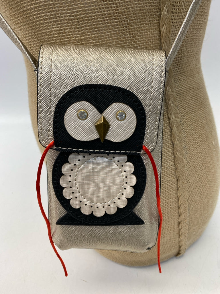 Gold Owl(s) Crossbody