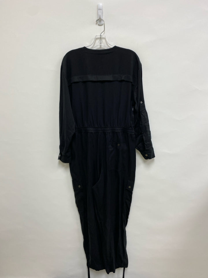 NWT Athleta Size M Black Long Sleeve Athletic Jumpsuit