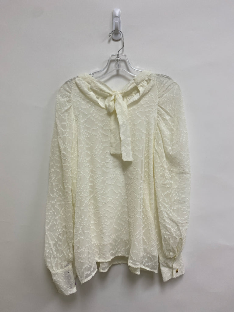 NWT Size L White Ladies Top