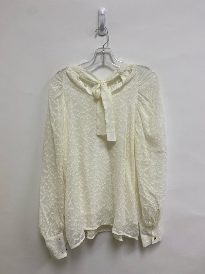 NWT Size L White Ladies Top