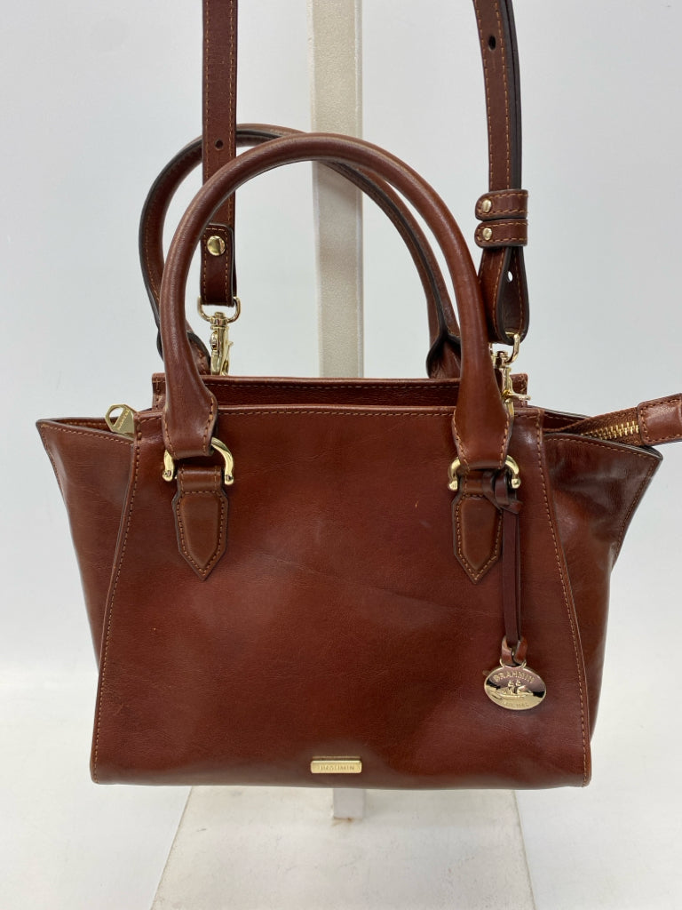 Brahmin Dark Brown Leather Handbag