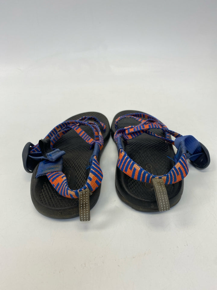 Chaco SIZE 3 Blue Orange Crisscross Girl&