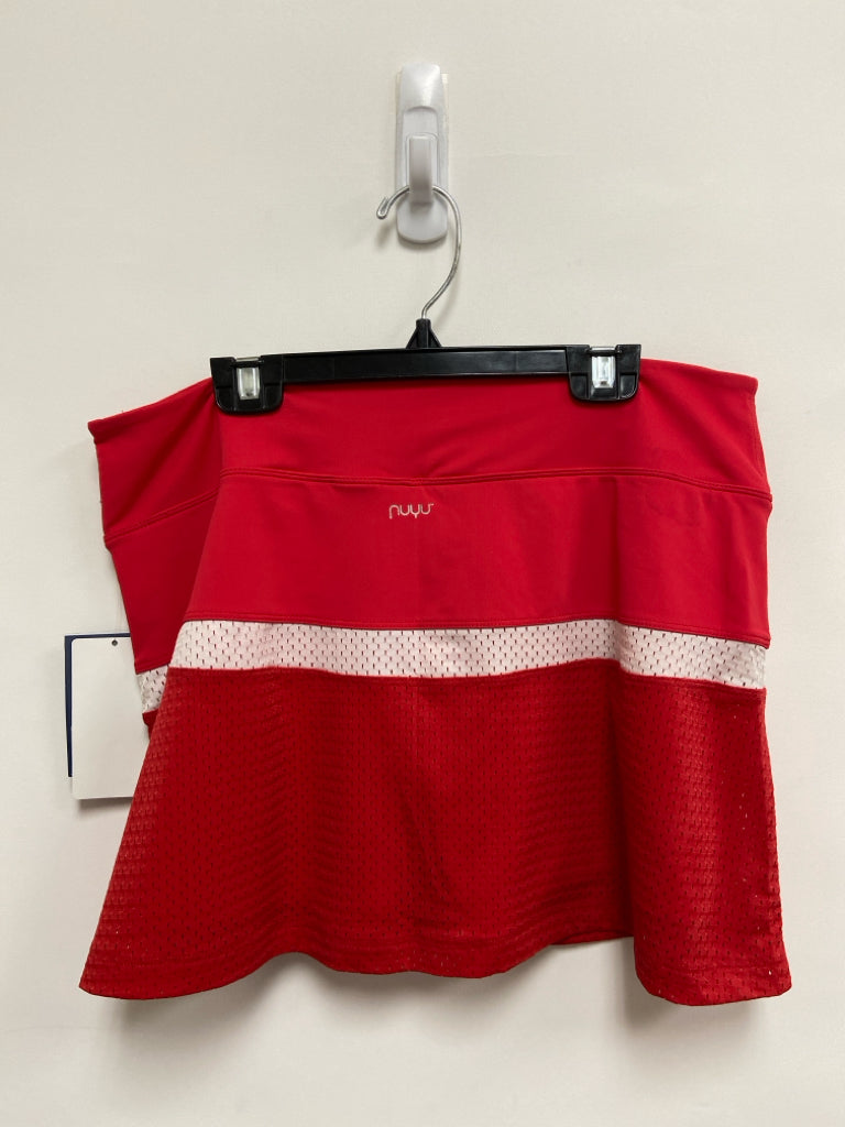 NWT Size L Red White NC State Athletic Skort