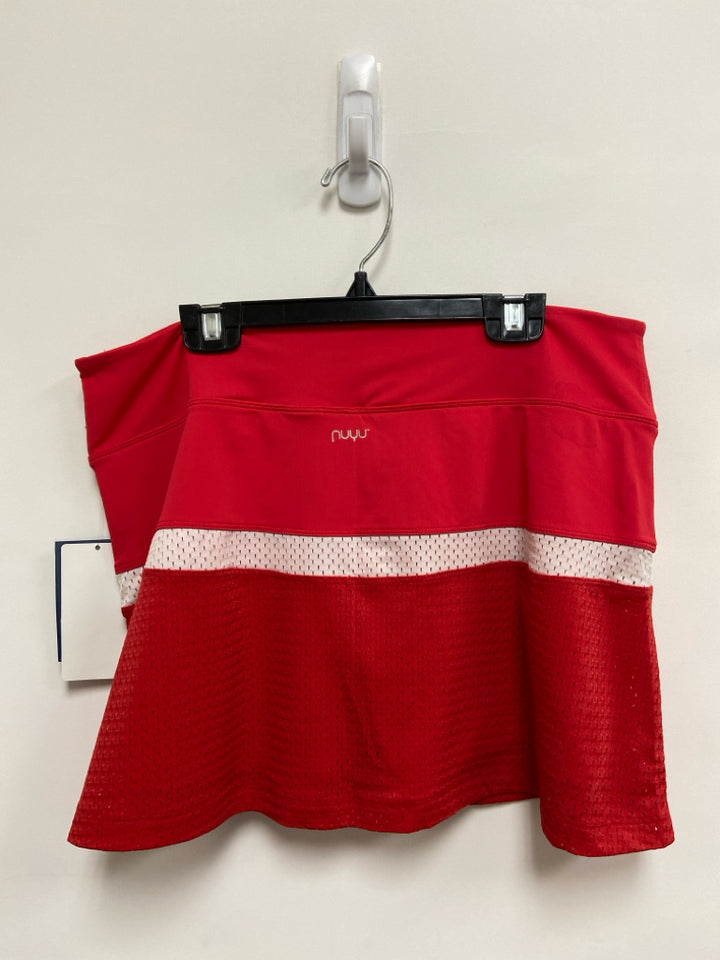 NWT Size L Red White NC State Athletic Skort