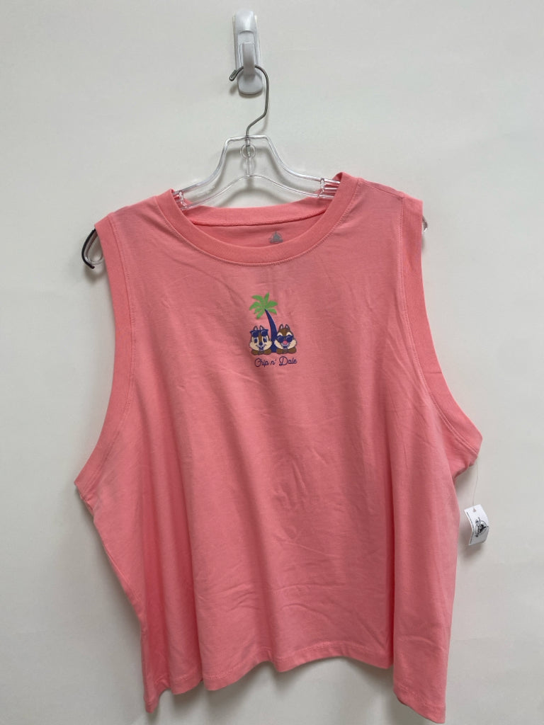 NWT Disney  SIZE  3X Pink Purple/Aqua Sleeveless Plus Size Top