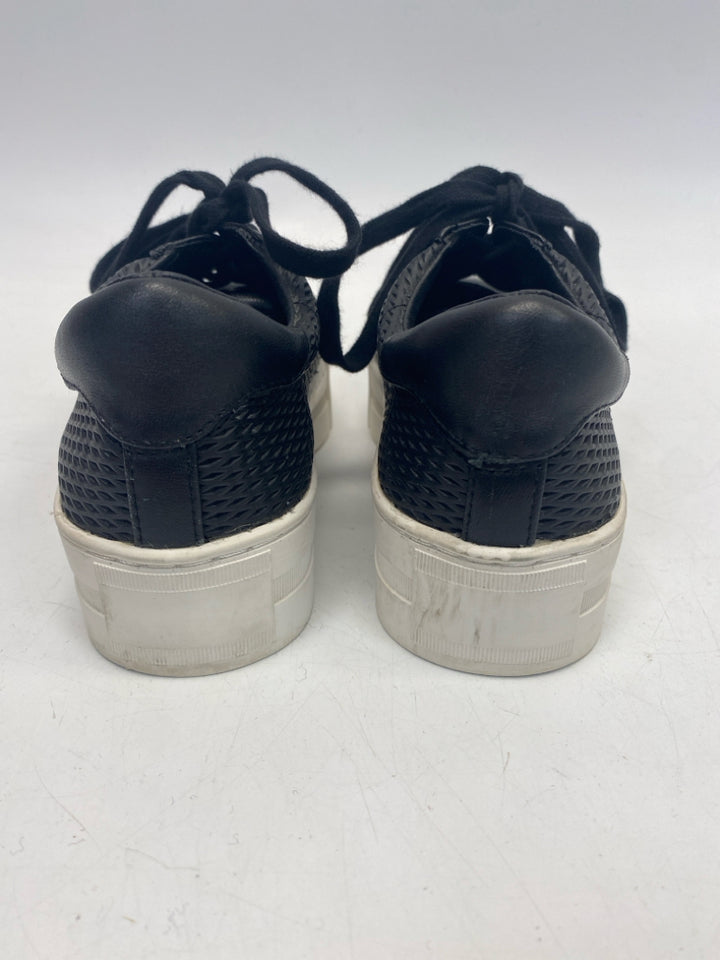 Halogen US Shoe Size 5.5 Black Lace-up Sneakers