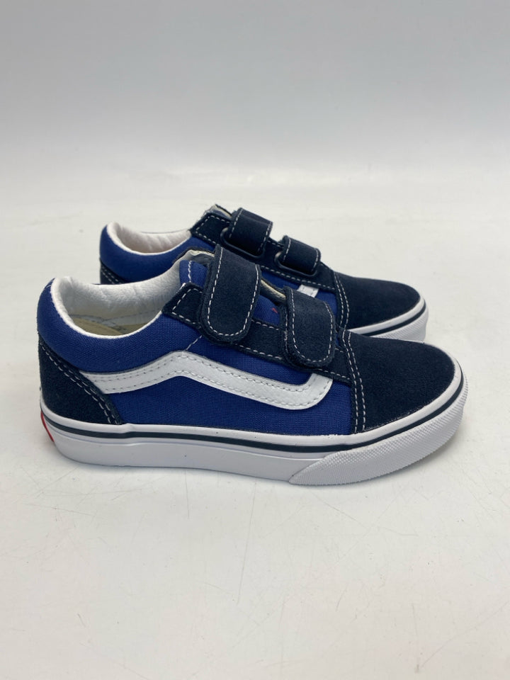 NWOT Vans SIZE 12 Navy/Blue White Boy&