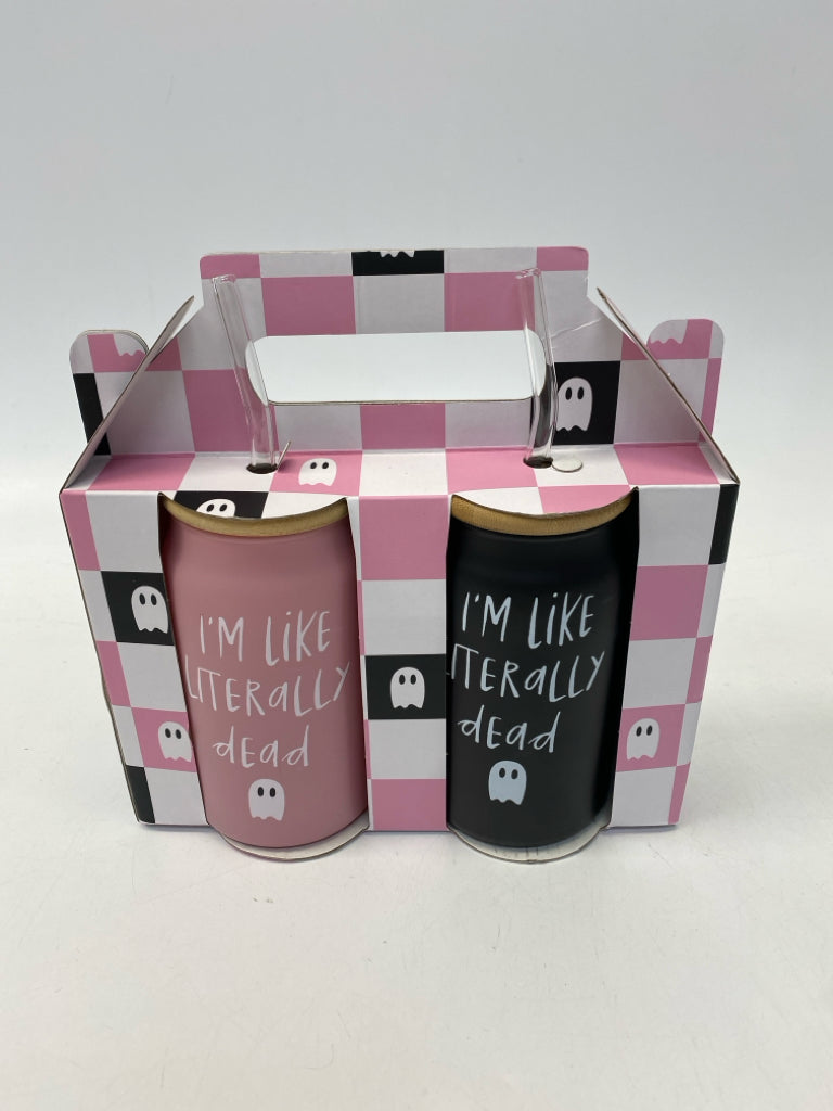 NEW Pink Black Halloween