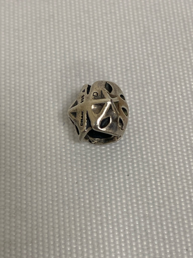 Silver Geometric Charm