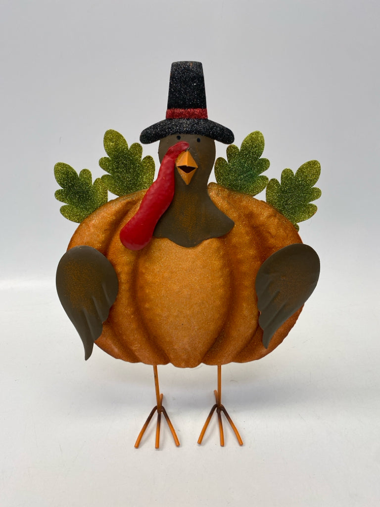 Orange Brown Metal Thanksgiving
