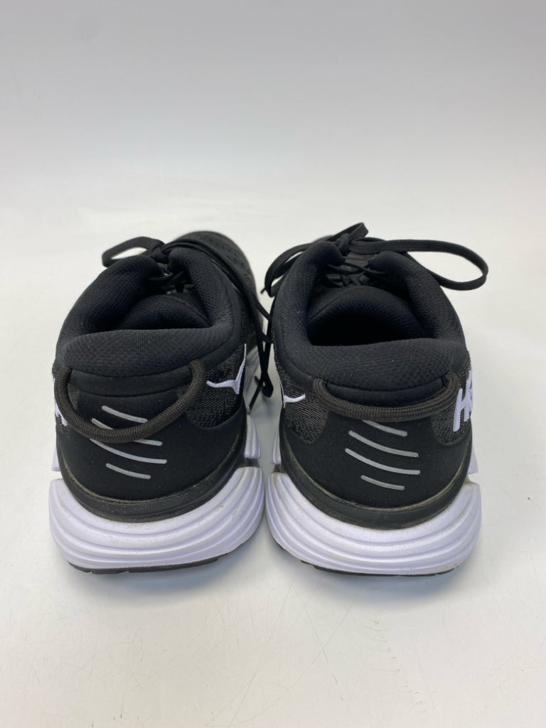 Hoka  Size 11 Black Gray/White Lace-up Sneakers