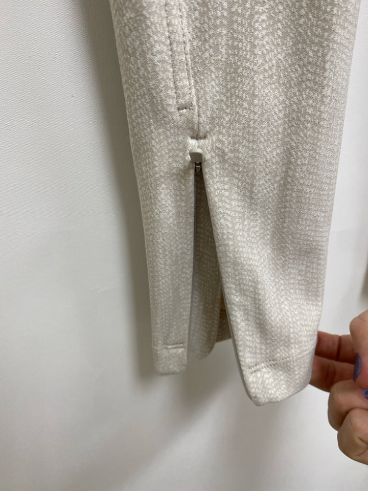Athleta Size S Beige White Athletic Leggings