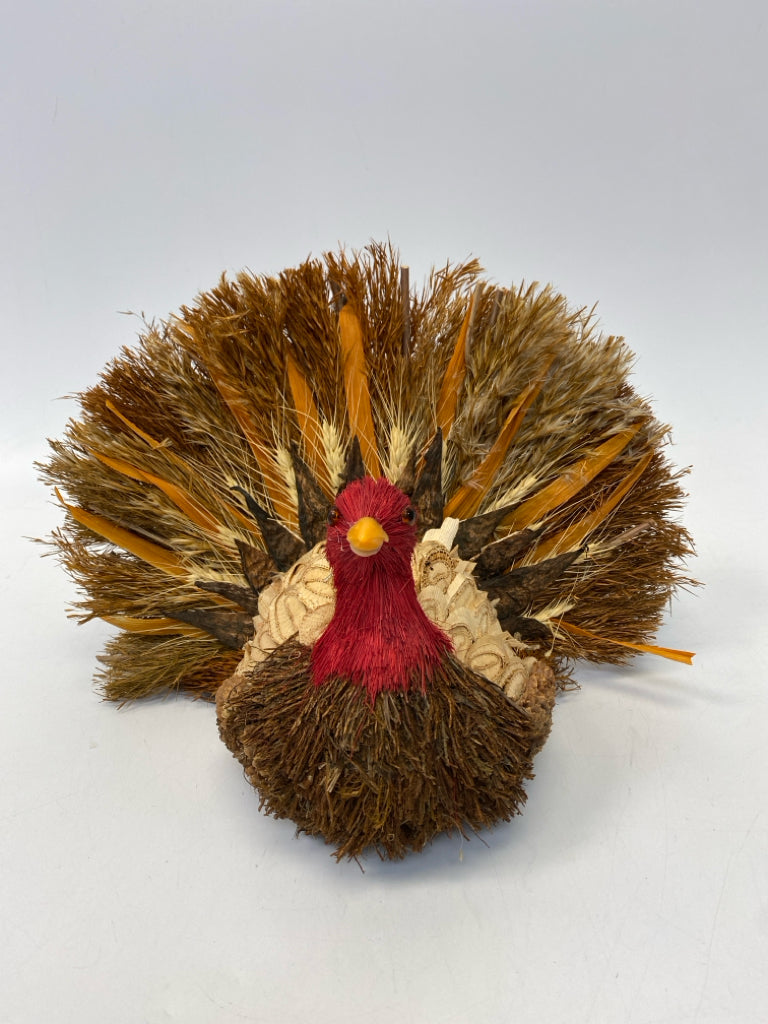 Brown/Cream Red Wheat Wood Thanksgiving