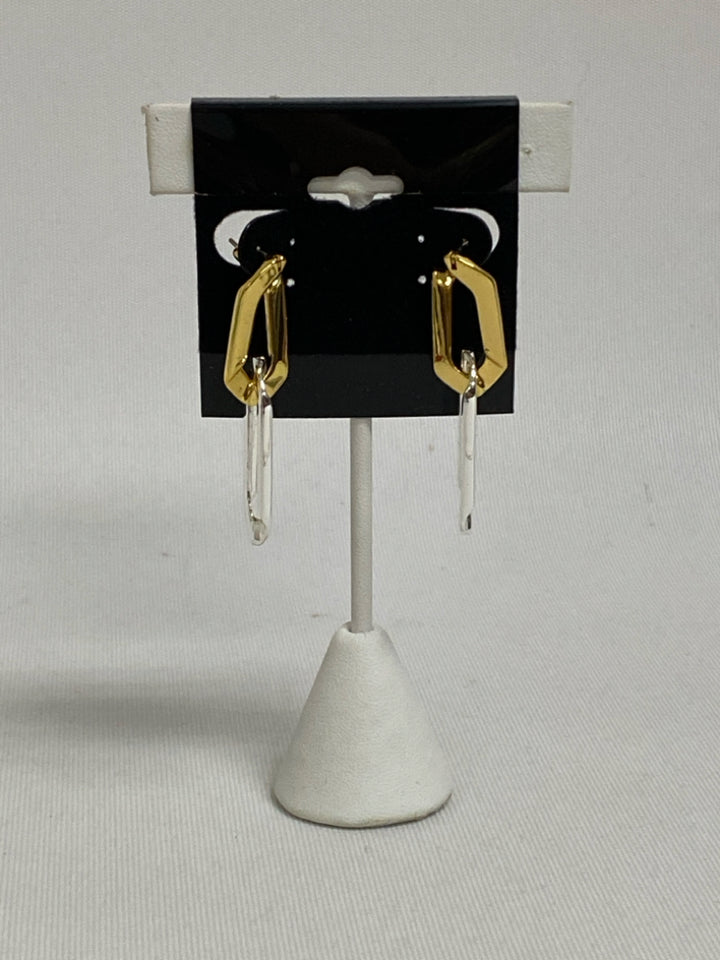 JENNY BIRD Gold Color Silver Color Link Earrings