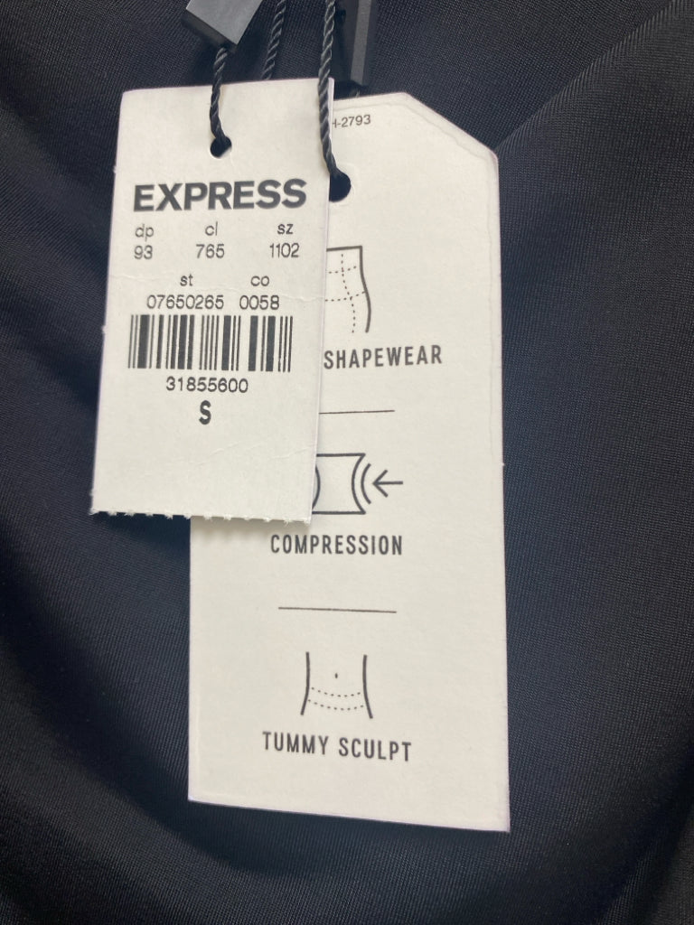 NWT Express Size S Black Ruched Ladies Skirt