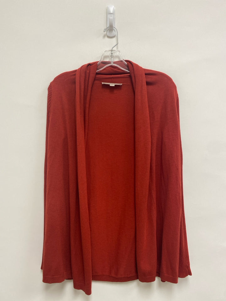 NWT LOFT Size XS Burnt Orange Drape Ladies Sweater