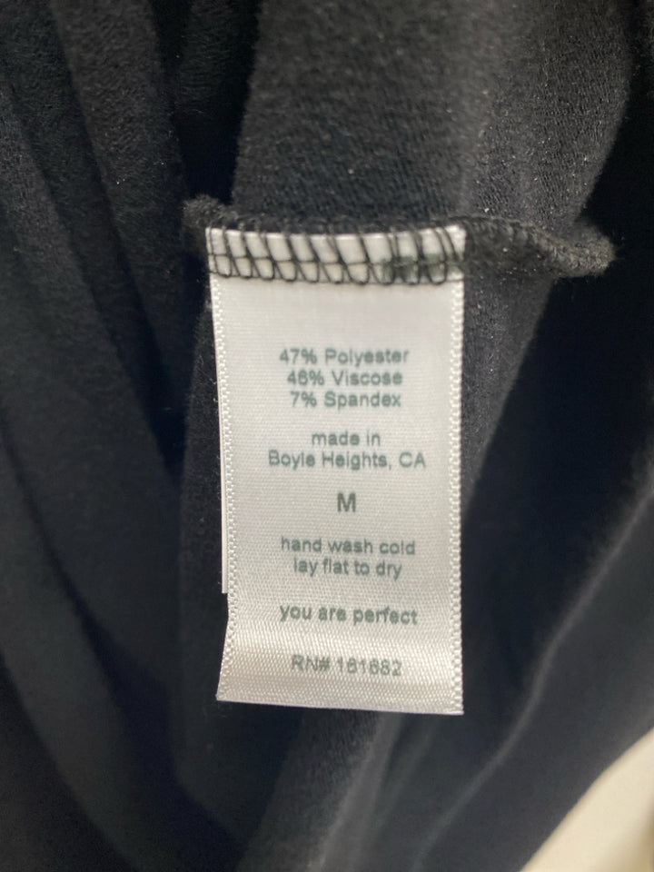 perfectwhitetee Size M Black Turtleneck Ladies Dress