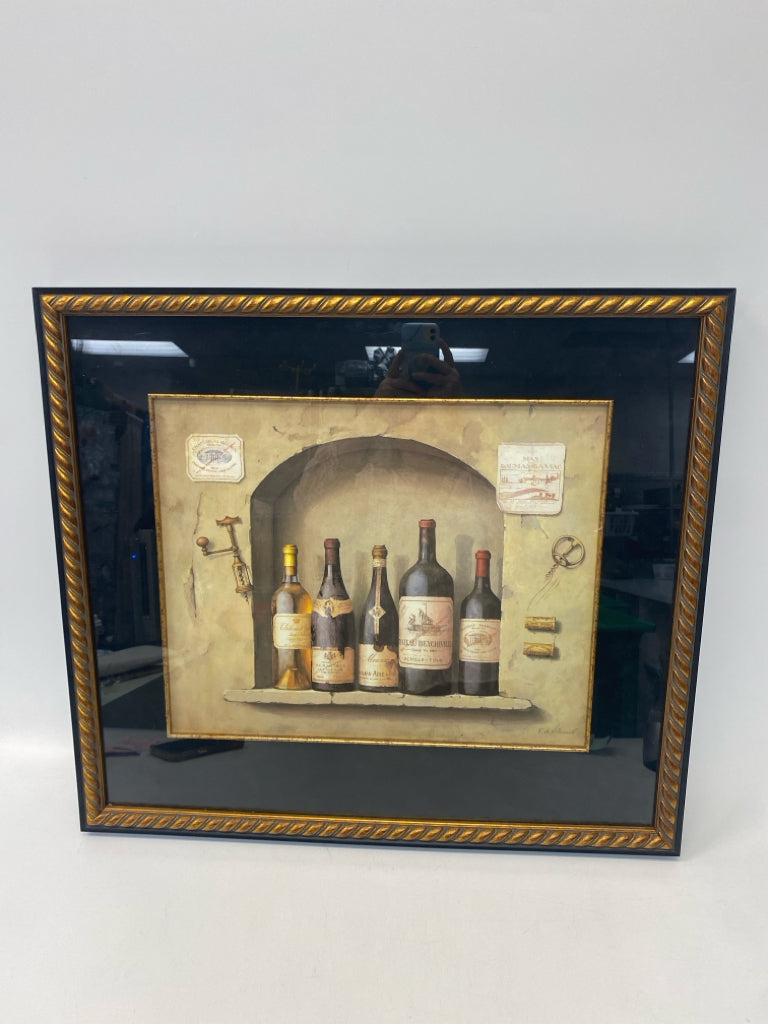 Black/Cream Still Life Framed Art