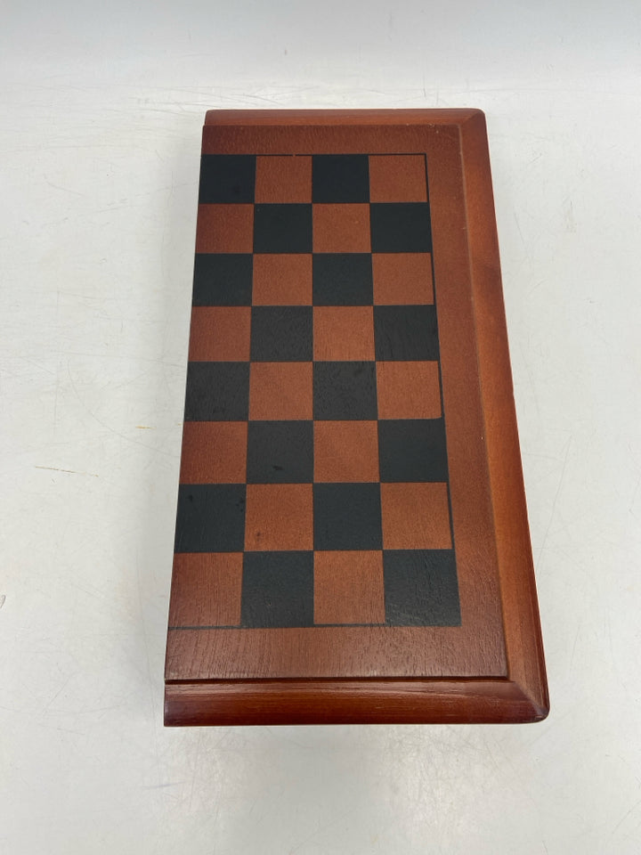 Brown Black Wood Board Game