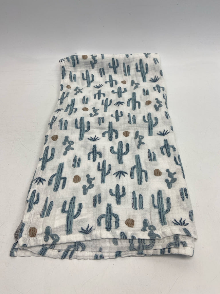 White Blue Cactus Misc. Baby Gift