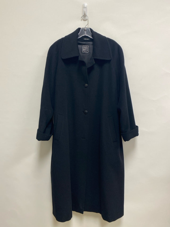 Size 19 Black Wool Blend Plus Size Jacket