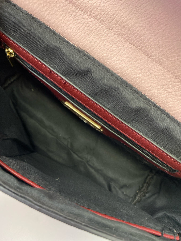 Mia K. Collection Pink Burgundy Handbag
