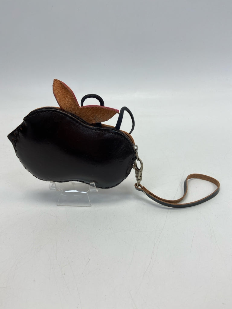 Brown Black Wristlet