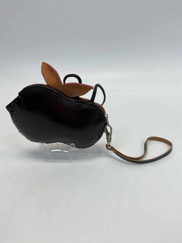 Brown Black Wristlet