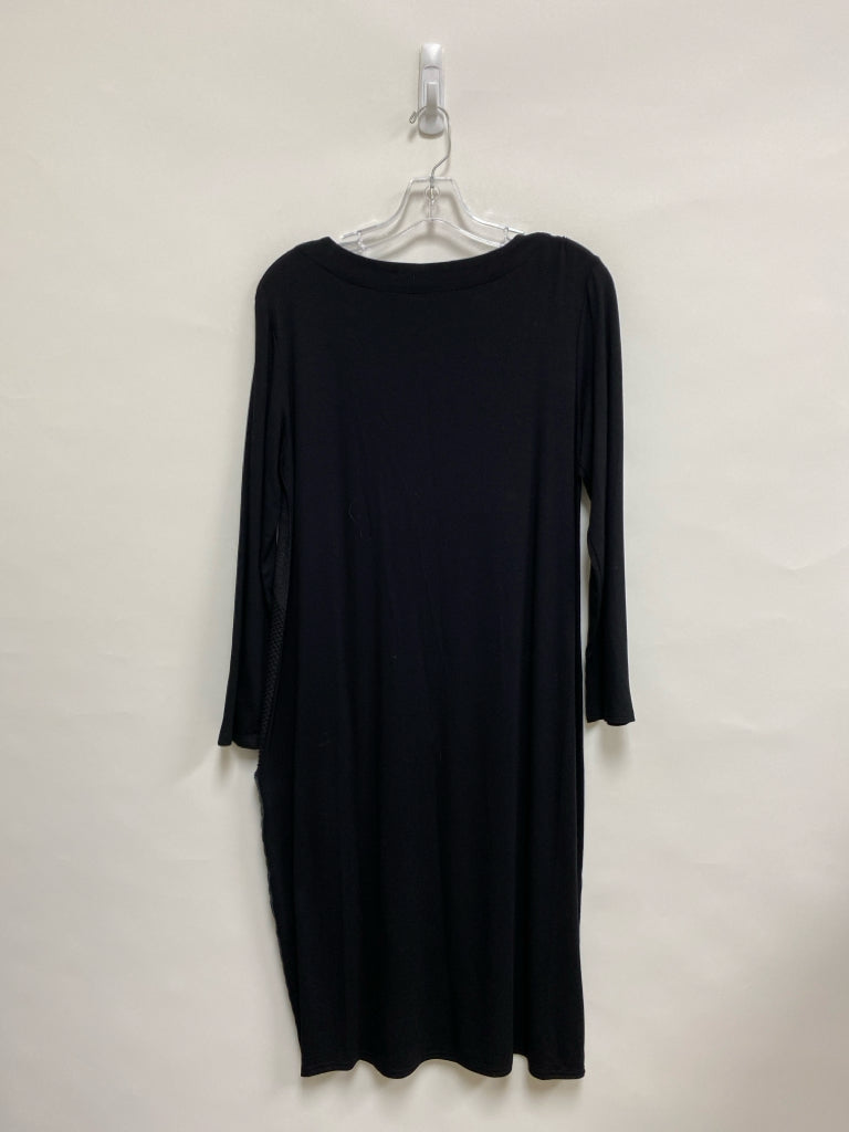 ALEMBIKA Size 1 Black Gray Color Block Ladies Dress