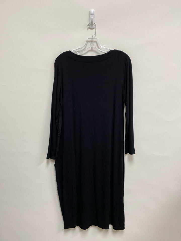 ALEMBIKA Size 1 Black Gray Color Block Ladies Dress