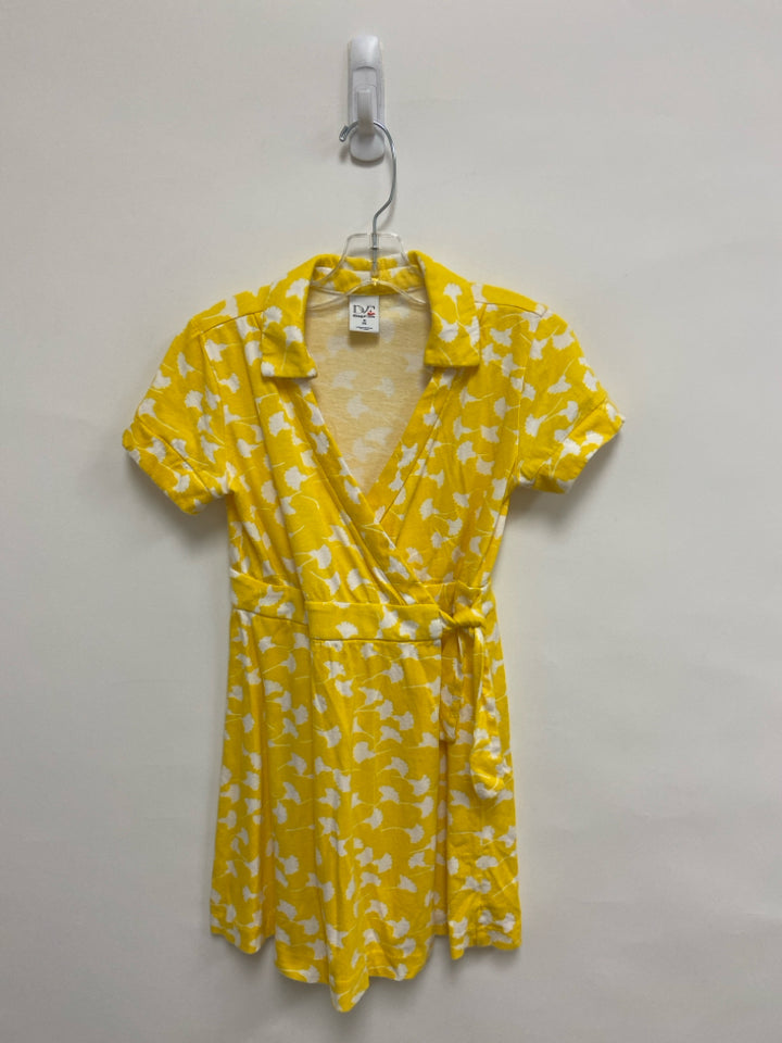 Gap Kids SIZE 8 Yellow/White Flowers Wrap Girl&
