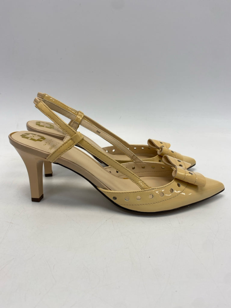 Monet  Size 9 Beige Patent Heels