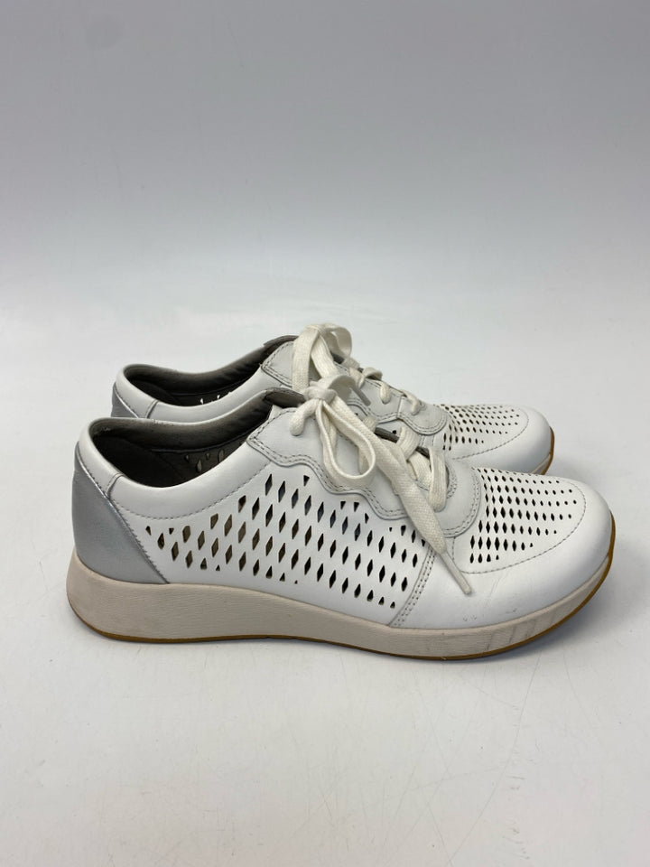 Dansko  Size 38 White Leather Sneakers