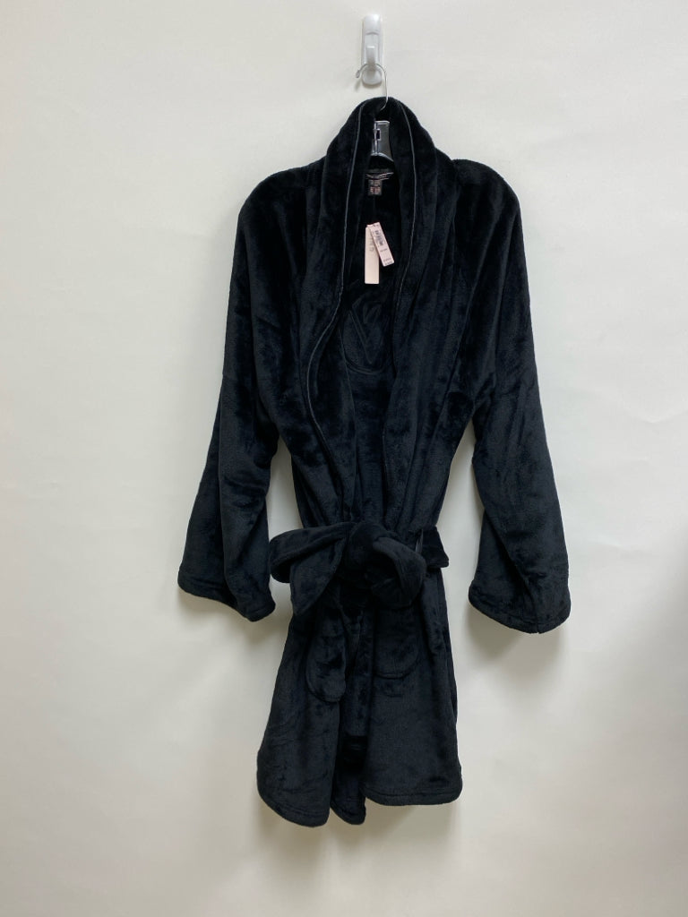 NWT Victoria Secret Size XXL Black Velour Plus Size Robe