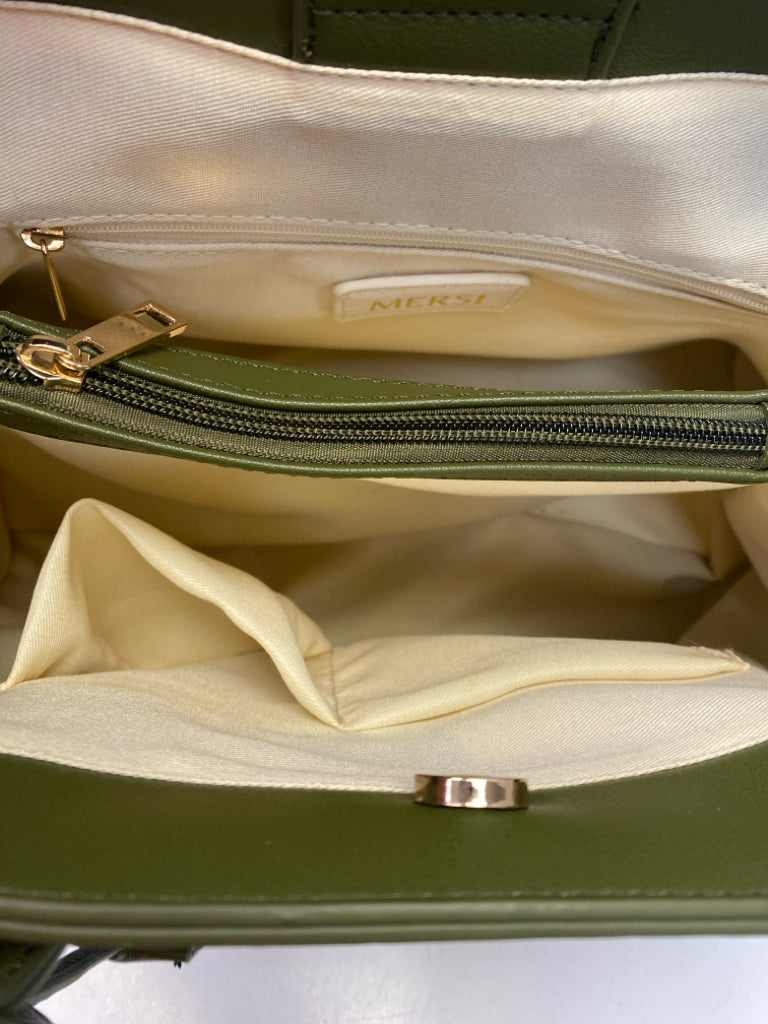 Mersi Dark Olive Handbag