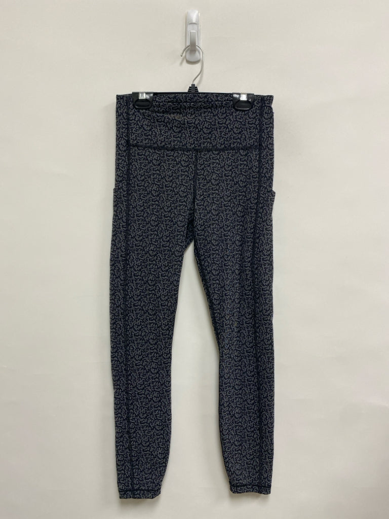 Athleta Size S Black Gray Texture Athletic Leggings