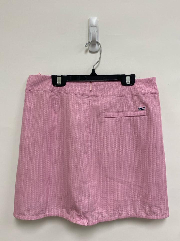 Vineyard Vines Size S Pink Print Athletic Skort