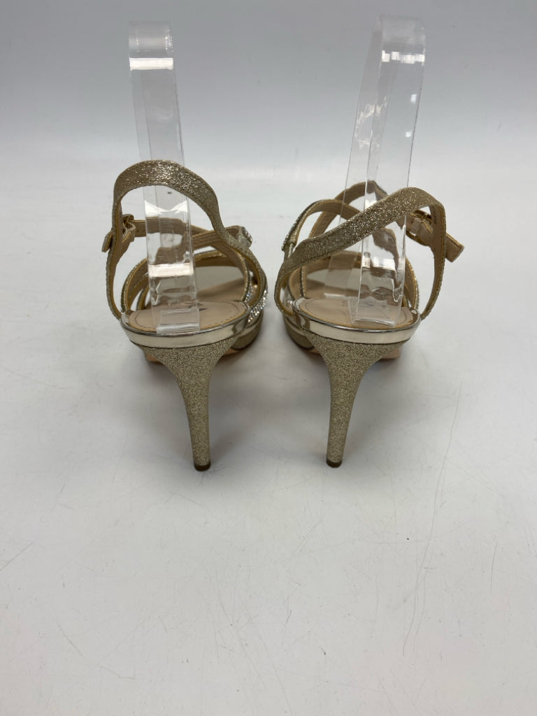 Nina  Size 10 Gold Rhinestone(s) Heels