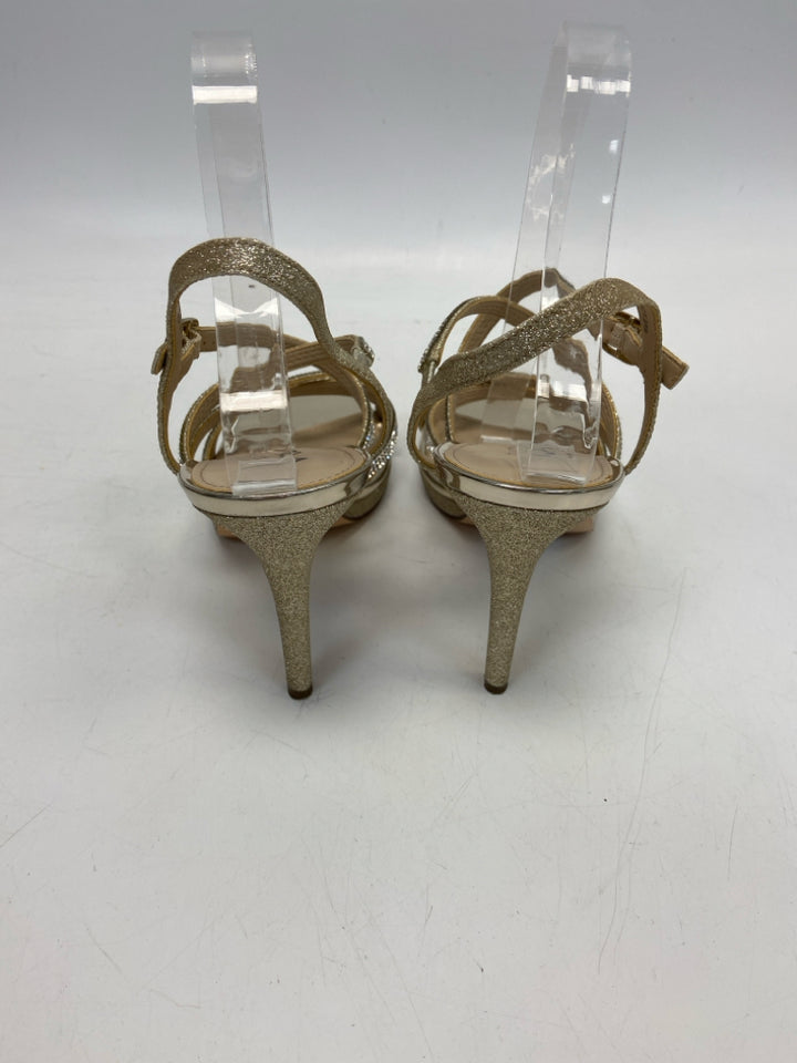Nina  Size 10 Gold Rhinestone(s) Heels