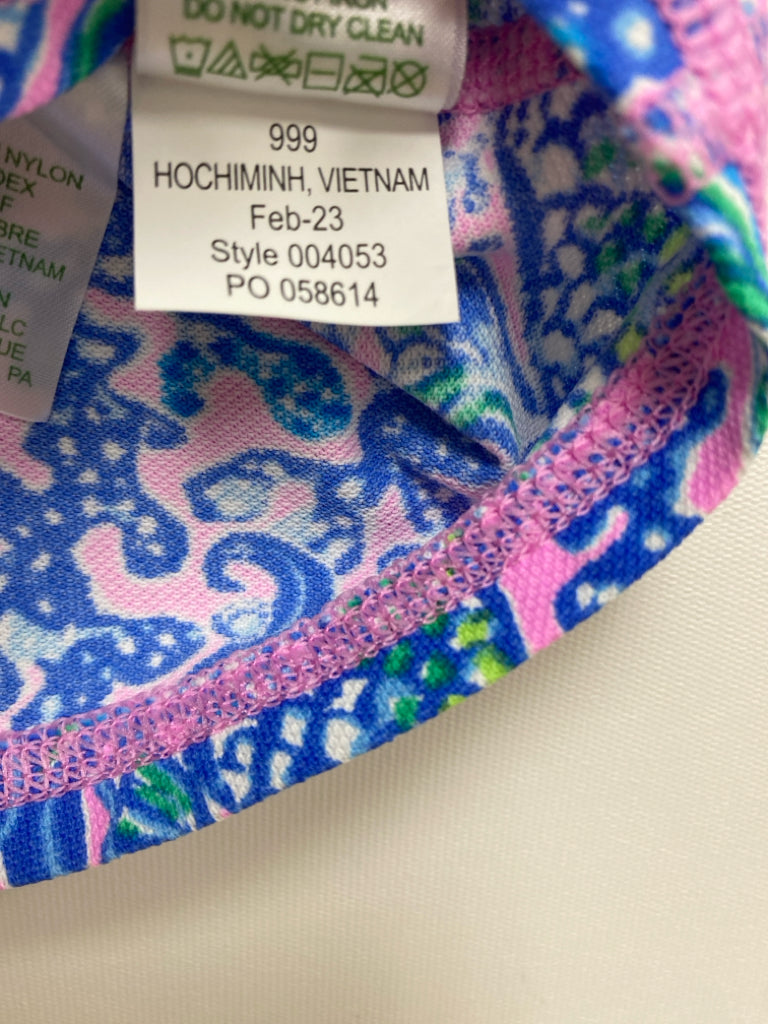 LILLY PULITZER Size M Pink Blue/Green Mermaid Ladies Skort